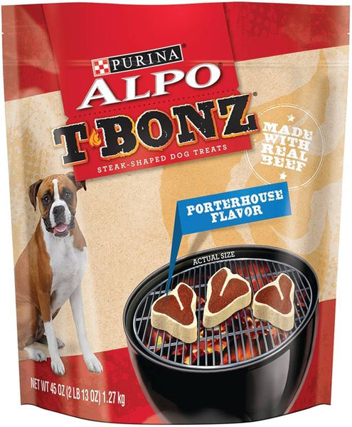 Alpo 1113217105 Dog Treat, Porterhouse Steak Flavor, 45 oz