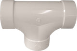 CANPLAS 414155BC Sanitary Pipe Tee, 4 in, Hub, PVC, White