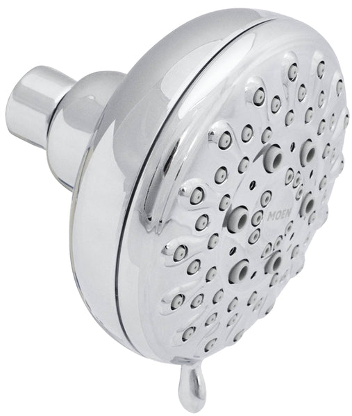 Moen Banbury Series 23045 Shower Head, 1.75 gpm, 1/2 in Connection, IPS, Chrome, 4 in Dia