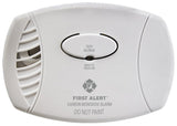 FIRST ALERT 1039718 Carbon Monoxide Alarm, 85 dB, Alarm: Audio, Electrochemical Sensor, White