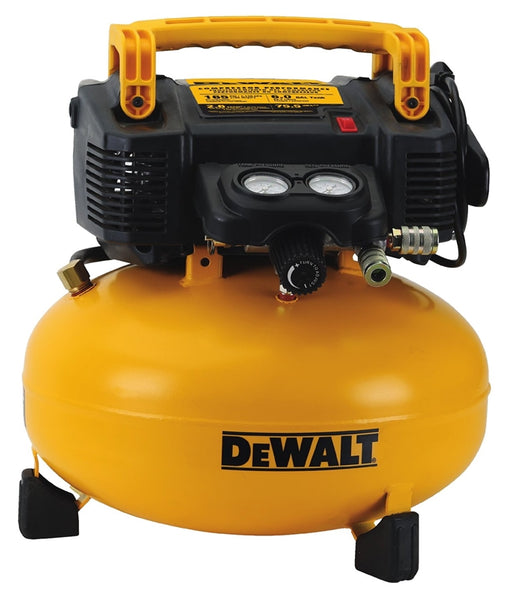 DeWALT DWFP55126 Portable Electric Air Compressor, Tool Only, 6 gal Tank, 0.9 hp, 120 V, 165 psi Pressure, 1 -Stage