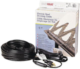 EasyHeat ADKS Series ADKS150 Roof and Gutter De-Icing Cable, 30 ft L, 120 V, 150 W