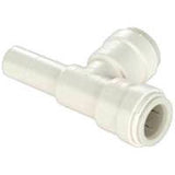 WATTS 3533-14 Reducing Pipe Tee, 3/4 in, Sweat Push-Fit, Plastic, White, 250 psi Pressure