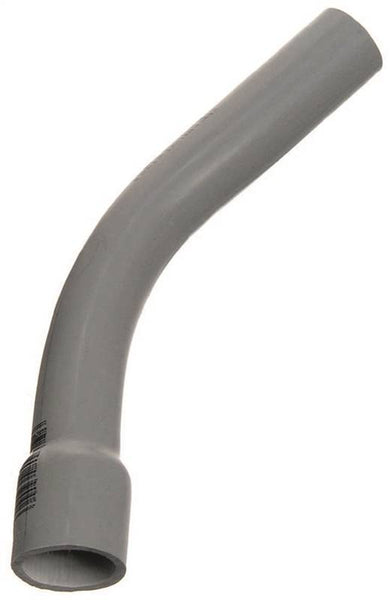 Carlon UA7ADB-CTN Conduit Elbow, 45 deg Angle, PVC, Gray